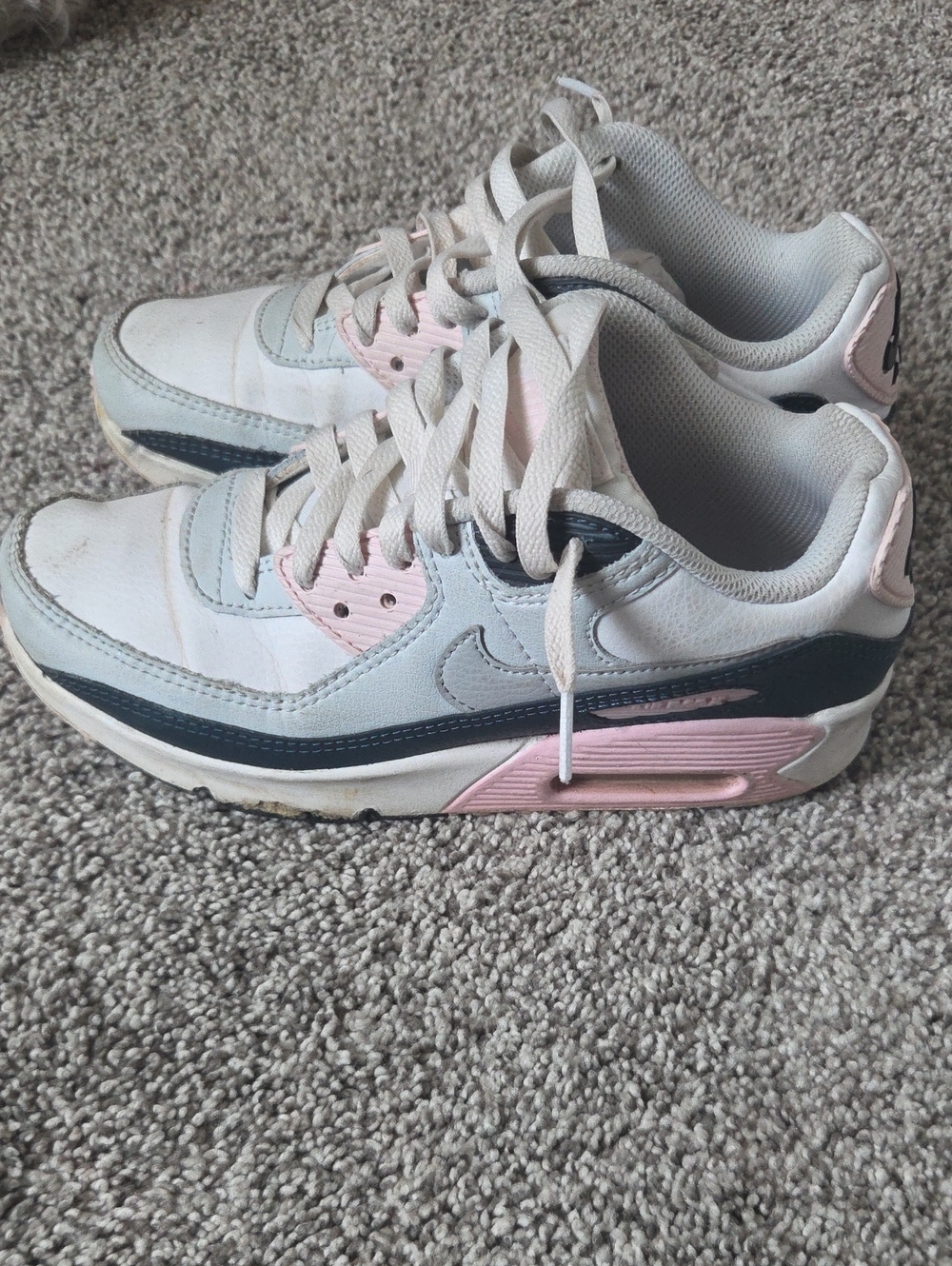 Nike White & Pink Athletic Sneakers